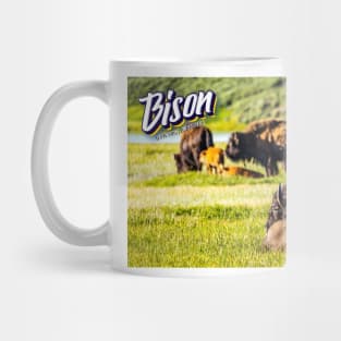 Bison at Yellowstone Mug